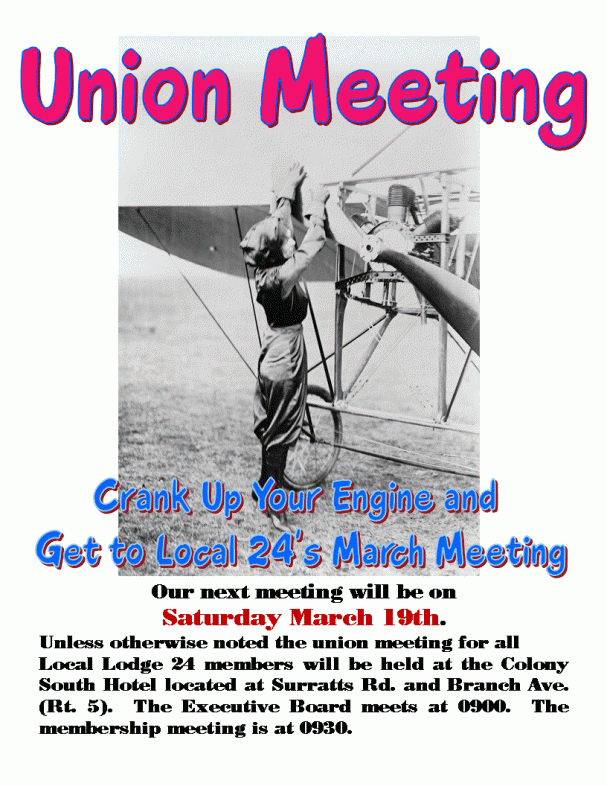 March 2016 union meeting